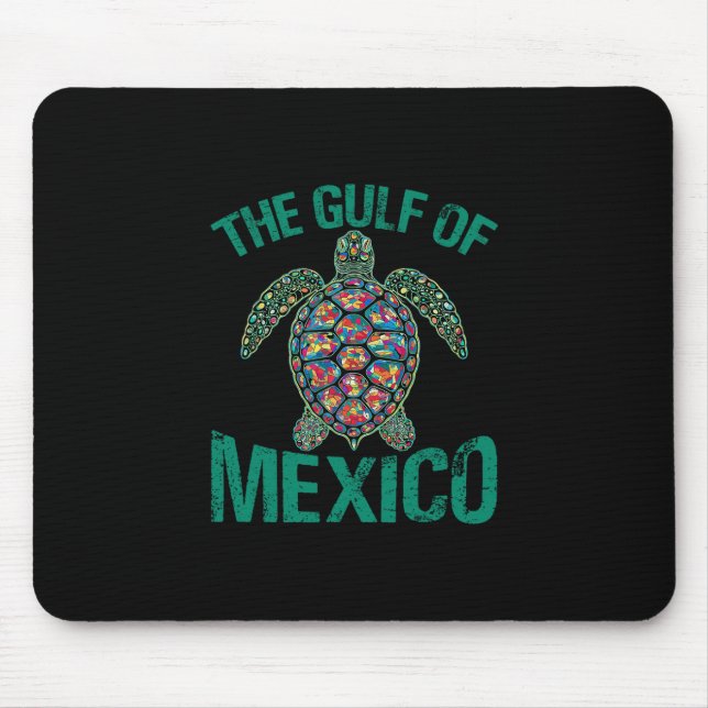 Gulf Of Mexico Sea Turtles  Mouse Pad (Front)