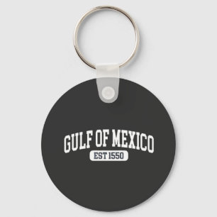Gulf of Mexico Since 1550 America Humour Key Ring