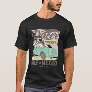 Gulf of Mexico Since 1550 Vintage Car Racing Gulf T-Shirt