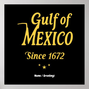 Gulf of Mexico Since 1672, Deep Dive into History Poster