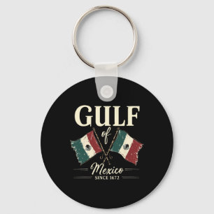 Gulf Of Mexico Since 1672 Retro Vintage T-shirt1.p Key Ring