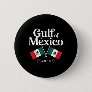 Gulf Of Mexico Since 1672 Trump 2025 Retro Vintage 6 Cm Round Badge