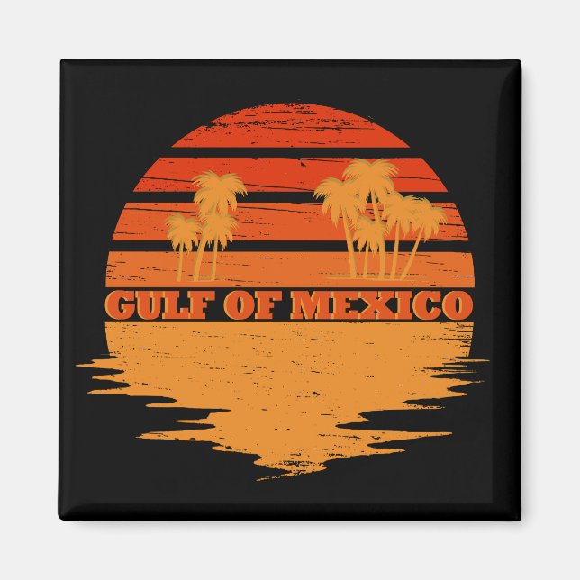 Gulf of Mexico stay salty vintage Magnet (Front)