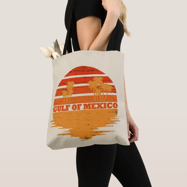 Gulf of Mexico stay salty vintage Tote Bag (Close Up)