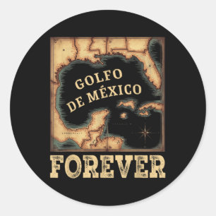 Gulf Of Mexico Summer Not Trump Us America Histori Classic Round Sticker