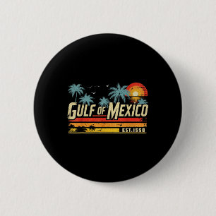 Gulf Of Mexico T Shirt Women Men Vintage Gulf Of M 6 Cm Round Badge