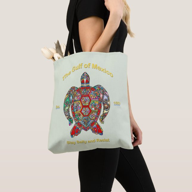Gulf of Mexico Tote Bag (Close Up)