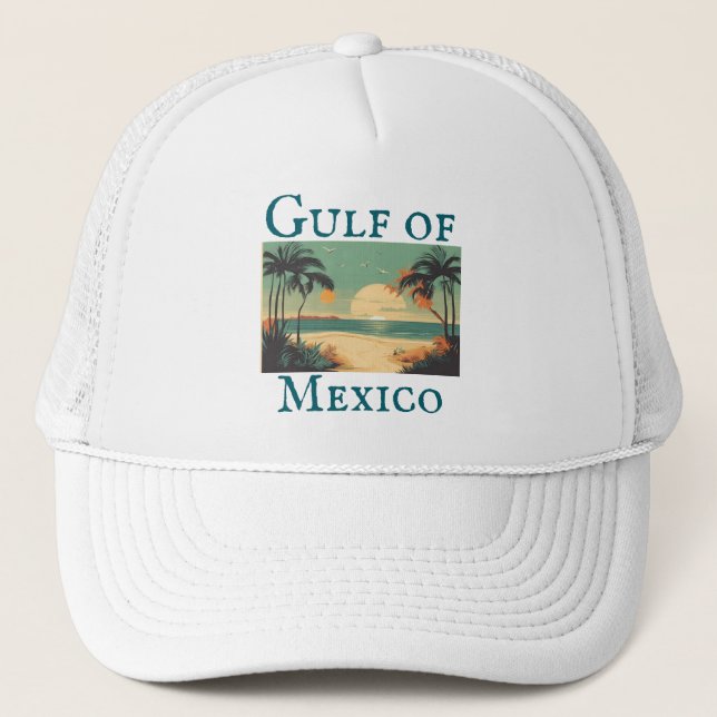 Gulf Of Mexico Trucker Hat (Front)