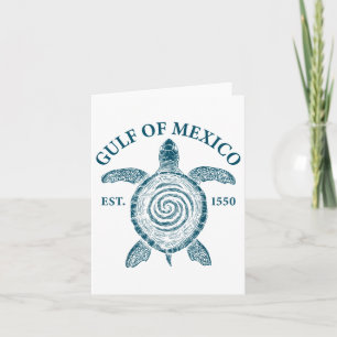 Gulf Of Mexico Turtle Card