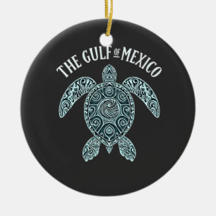 Gulf of Mexico Turtle Sea Latino Ceramic Tree Decoration