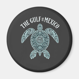 Gulf of Mexico Turtle Sea Latino Magnet