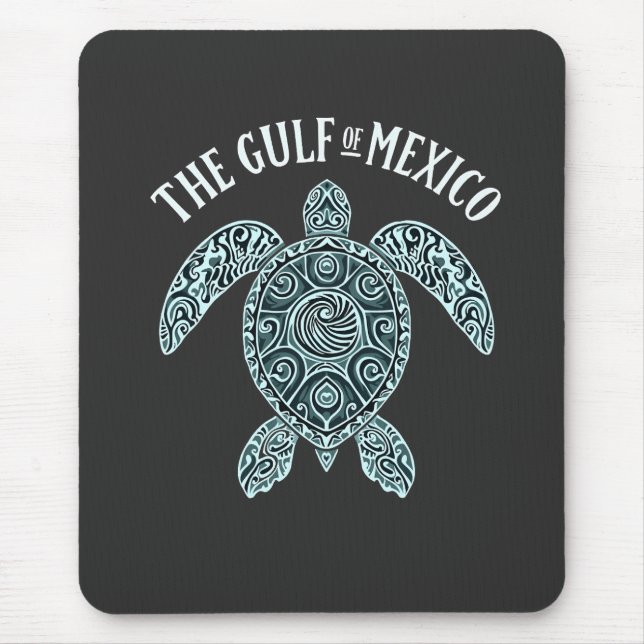 Gulf of Mexico Turtle Sea Latino  Mouse Pad (Front)