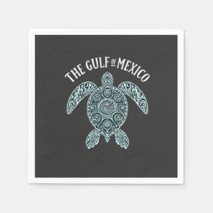 Gulf of Mexico Turtle Sea Latino Napkin