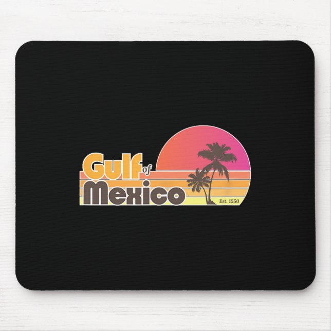 Gulf Of Mexico Vintage  Mouse Pad (Front)