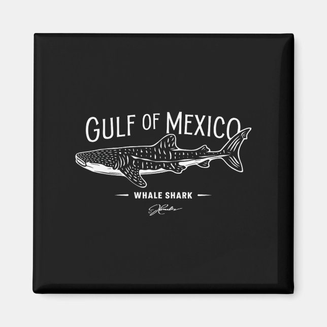 Gulf Of Mexico Whale Shark  Magnet (Front)