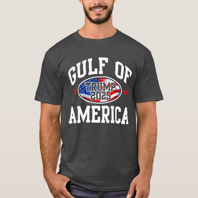 Gulf of the USA America 2025 Donald Trump T-Shirt (Front)