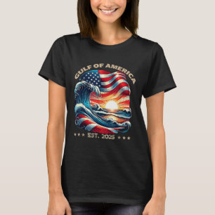 Gulf Of United States Of America Est 2025 Beach Re T-Shirt