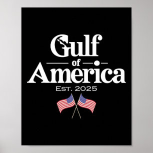 Gulf Of United States Of America Est 2025 Usa Amer Poster