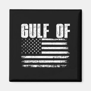 Gulf Of United States Of America Vintage Usa Flag Magnet