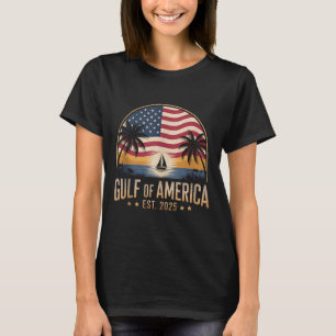 Gulf Of Us America 2025 Vintage Retro American Fla T-Shirt