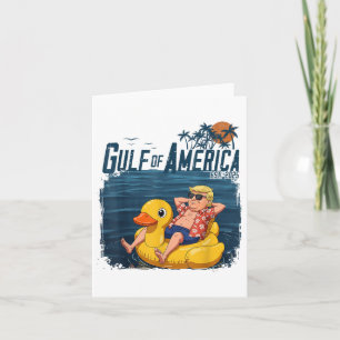 Gulf Of Us America Est 2025 4th Of July Funny Trum Card