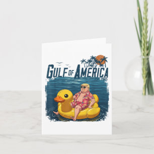 Gulf Of Us America Est 2025 4th Of July Trump Chil Card
