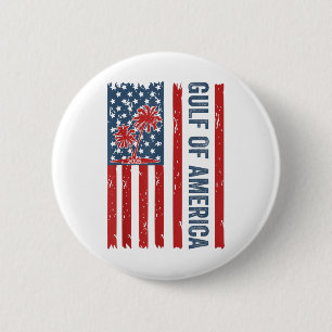 Gulf Of Us America Est 2025 Funny Gulf Of Usa Amer 6 Cm Round Badge