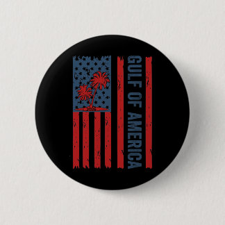 Gulf Of Us America Est 2025 Funny Gulf Of Usa Amer 6 Cm Round Badge