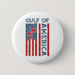 Gulf Of Us America Est 2025 Funny Gulf Of Usa Amer 6 Cm Round Badge