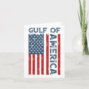Gulf Of Us America Est 2025 Funny Gulf Of Usa Amer Card