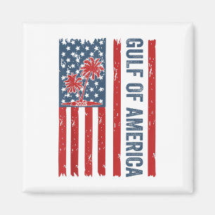 Gulf Of Us America Est 2025 Funny Gulf Of Usa Amer Magnet