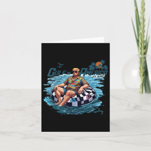 Gulf Of Us America Est 2025 Funny Trump Shirt Card