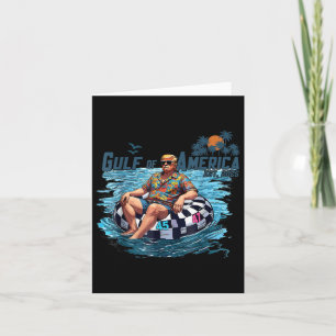 Gulf Of Us America Est 2025 Funny Trump Shirt Card
