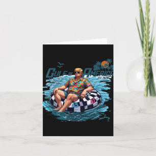 Gulf Of Us America Est 2025 Funny Trump Shirt Card