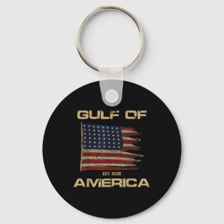 Gulf Of Us America Est Since 2025 Us Flag New Gulf Key Ring