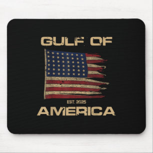 Gulf Of Us America Est Since 2025 Us Flag New Gulf Mouse Pad