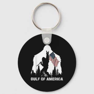 Gulf Of Usa America 2025 Funny Vintage Usa Flag  Key Ring