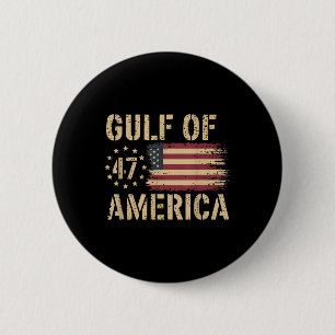 Gulf Of Usa America  6 Cm Round Badge
