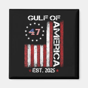 Gulf Of Usa America Est 2025  Magnet