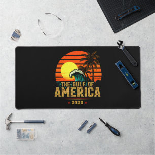 Gulf of USA America Est 2025 Retro Vintage Desk Mat
