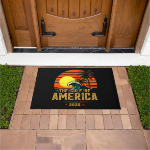 Gulf of USA America Est 2025 Retro Vintage Doormat