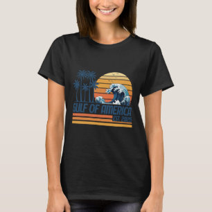 Gulf Of Usa America Est 2025 Retro Vintage Gulf Of T-Shirt