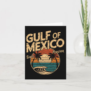 Gulf Of Usa America Funny Gulf Of Mexico Flag Map  Card