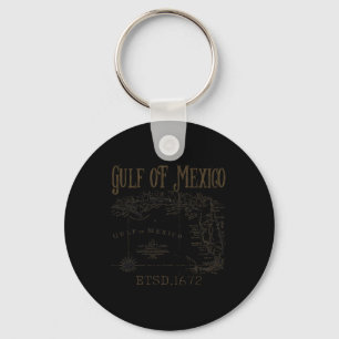 Gulf Of Usa America Funny Gulf Of Mexico Flag Map Key Ring