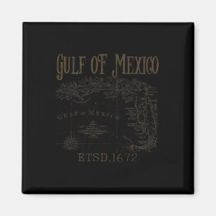 Gulf Of Usa America Funny Gulf Of Mexico Flag Map Magnet