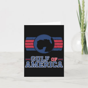 Gulf Of Usa America Funny Gulf Of Mexico July 4th Card