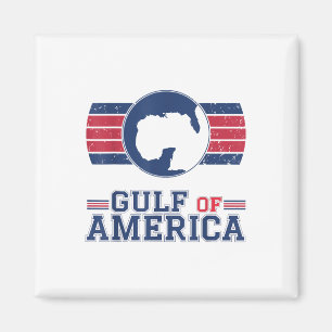Gulf Of Usa America Funny Gulf Of Mexico July 4th  Magnet