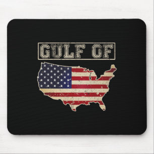 Gulf Of Usa America Funny Usa Flag 12  Mouse Pad