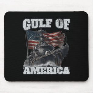 Gulf Of Usa America Funny Usa Flag Men Women  Mouse Pad