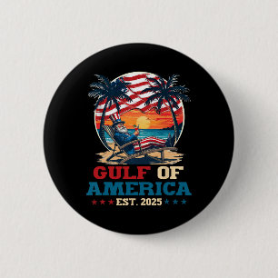 Gulf Of Usa America Mexico Gulf Est 2025 Us Americ 6 Cm Round Badge